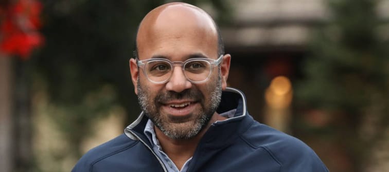 Niraj Shah, chief executive officer of Wayfair, attends the annual Allen & Company Sun Valley Conference.